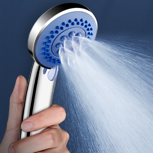 Haili universal handheld shower head bathroom shower shower silicone descaling spray shower head 09910