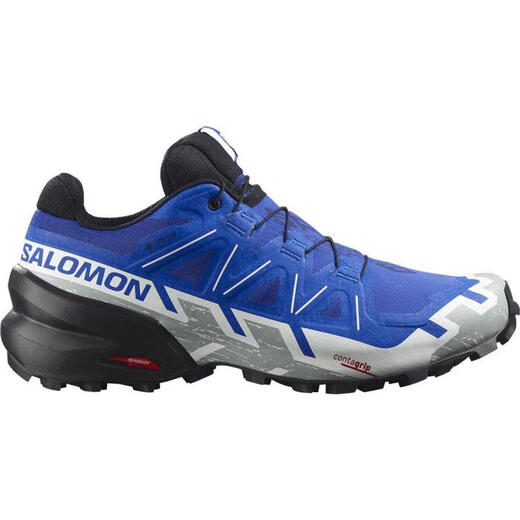 Salomon men's shoes cross-country running shoes SPEEDCROSS6 high rebound sneakers grip waterproof breathable shock absorbing G9214 LUNAR ROCK/BLACK/SUNNY LI 10 /44