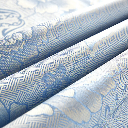 Youyi Shang classic jacquard ice silk mat three-piece set foldable blue 180*198cm Youyi Shang classic jacquard ice silk mat three-piece set foldable blue 180*198cm