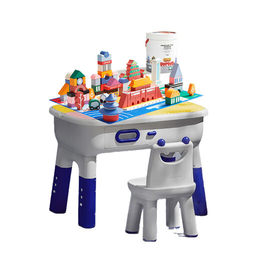 Babycare Boys and Girls 3-6 лет Детской Просвещение головоломки Ассамблея Ассамблея Тойс-Блок-Таблица+Пекин