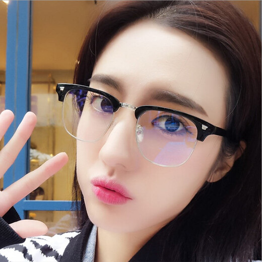 Pamit Anti-Blue Light Antiadiation Gafas Man mirando el teléfono móvil para proteger las gafas de ojos para mujeres Games de luz plana de la clase sin ningún grado.