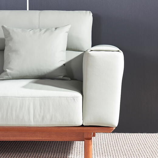 
Guangming Furniture Solid Wood Sofa Modern Simple Soft Bag Sofa Living Room Elm Wood Sofa 3894 Single seat