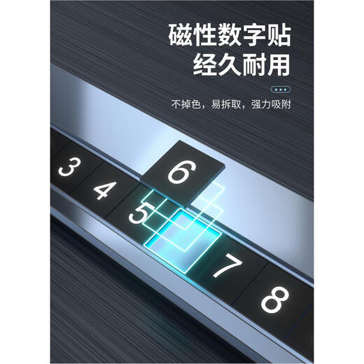 Stardrift Audi car phone number plate A4LA6LQ5LQ2LQ3A3Q7 temporary parking interior decoration SN6623 Audi luxury CNC aluminum alloy model - elegant black +