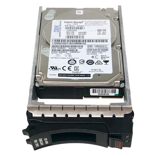 联想Lenovo存储IBM存储硬盘 IBM磁盘阵列柜DS4300 4700系列 V3500 V3700系列存储柜专用企业级硬盘 S2200/S3200/DS3524匹配 600GB 15K SAS 3