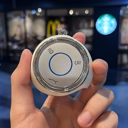 梵奇格适用哪咤v钥匙套哪吒upro新能源汽车u时尚全包车用品保护壳扣包女 A款-【白色】+镶钻车标