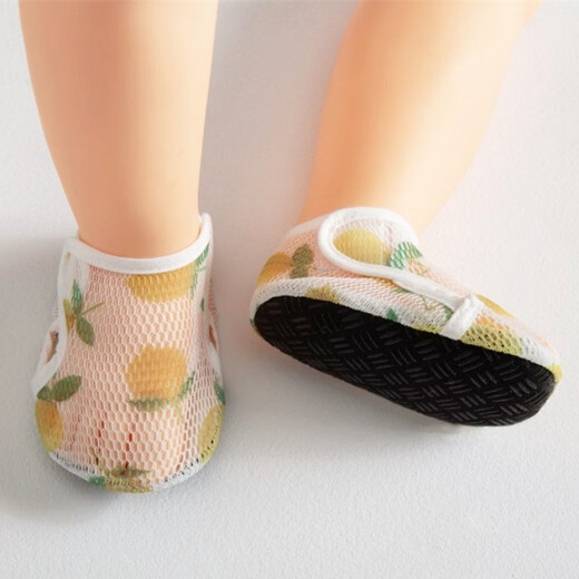 
Midur children's foot protection floor shoes non-slip summer thin baby toddler shoes mesh soft sole sandals indoor shoes and socks sandals Kiwi (cool mesh sandals) 12.5 M Inner length 12.5cm Recommended from August to June