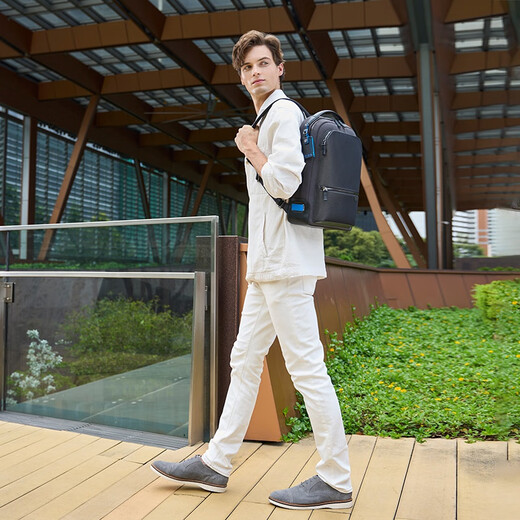 TUMI/Tuming Harrison Men's Reflective Bag Business Backpack Computer Bag Reflective Gray/06602011RFL