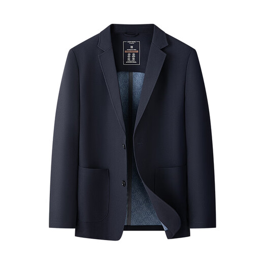 Xiahu Shijia Men's Suit Jacket 2025 Spring New Business Fashion Casual Suit Small Suit Top Blue 50 (131-150Jin Jin equals 0.5 kg)
