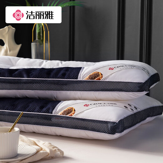 Jieliya pillow core, cotton pillow core, pure cotton pillow pack, three-dimensional Cassia magnetic therapy pillow core, 48*74cm, 1090g single package