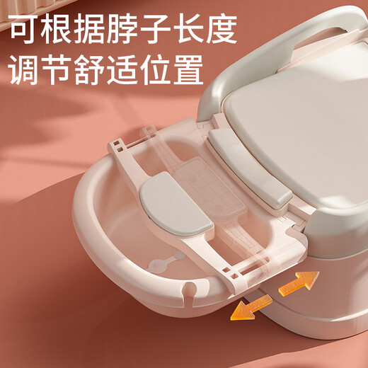 Benmai Benmai Children's Shampoo Recliner, Maternity and Baby Shampoo Artifact Shampoo Bed Shampoo Chair Larger Flagship Model (Small Size) Backrest + Headrest Full PU Soft Carpet Fast Shipping