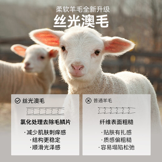 EMZ Ordos Mercerized Australian Wool 25 Autumn and Winter New 7A Antibacterial Wool Cardigan Men's V-neck Vest Sweater Navy XL 180/96A