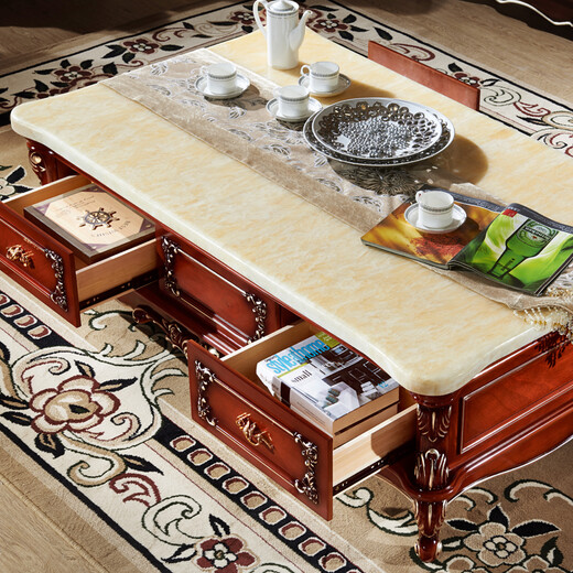 MENGMEISXUAN AMERICAN TABLE BASE ENVIRAINE TABLE BATE ENTERNE MARBRE LA TABLE BACE SOIX SOLIDE SCARVE NATUREL STONE BEIGE STONE AMERICAN CLASSIQU