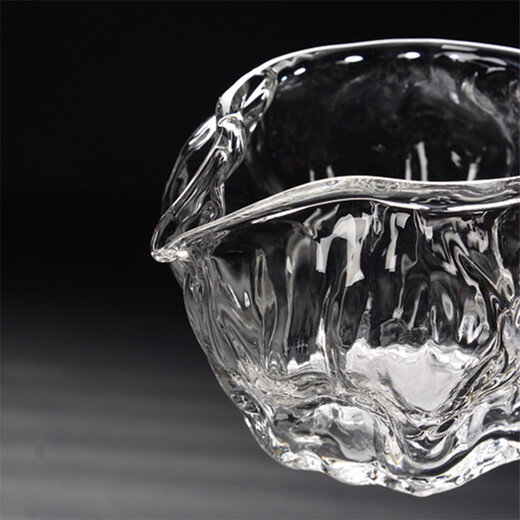 Porcelain brand tea set, heat-resistant and anti-scalding tea set, uniform cup, male cup, kung fu tea set accessories, side handle <Baicai handle> fair cup