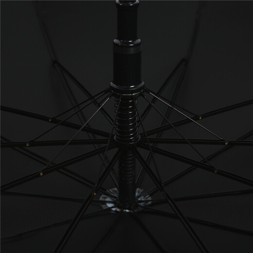 Paradise increased sun protection umbrella straight pole ten bone reinforcement vinyl 193E upgraded version black