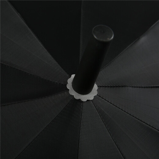 Paradise increased sun protection umbrella straight pole ten bone reinforcement vinyl 193E upgraded version black