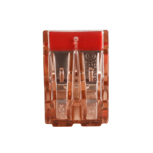 WAGO terminal block plug-in insulated terminal four-hole hard wire connector 10 pieces 773-604