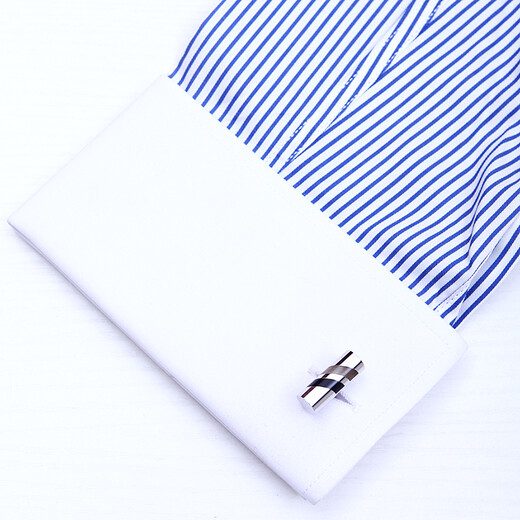 
KFLK Cylinder Design Cufflinks French Button Shirt Button Cuff Stud Birthday Sleeve Stud Business Casual Men's Shirt Cuff Button Custom Lettering Cufflinks K374