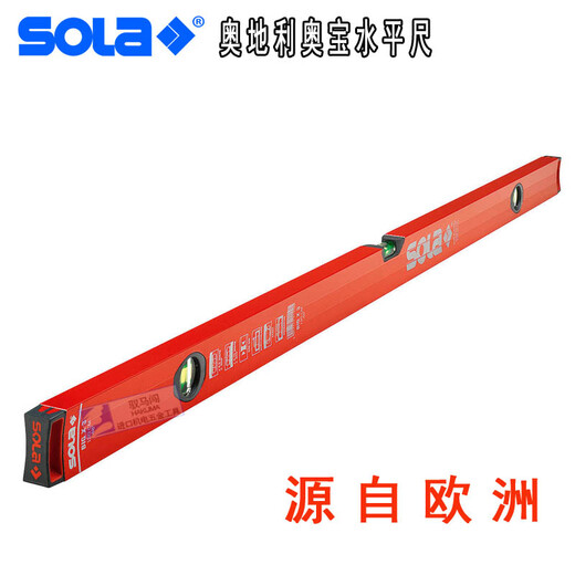 Honganze Sola importiert horizontaler Herrscher Österreicher Rot verdickte Aluminiumlegierungschale ohne Brechen der Blasenrohr Leuchtblasenmessung Bigx3 Bubble 12048