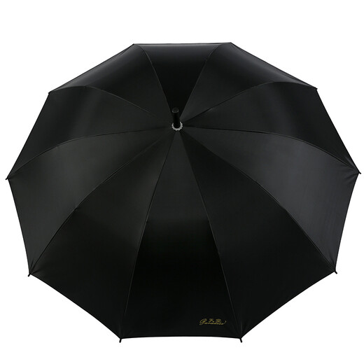 Paradise increased sun protection umbrella straight pole ten bone reinforcement vinyl 193E upgraded version black