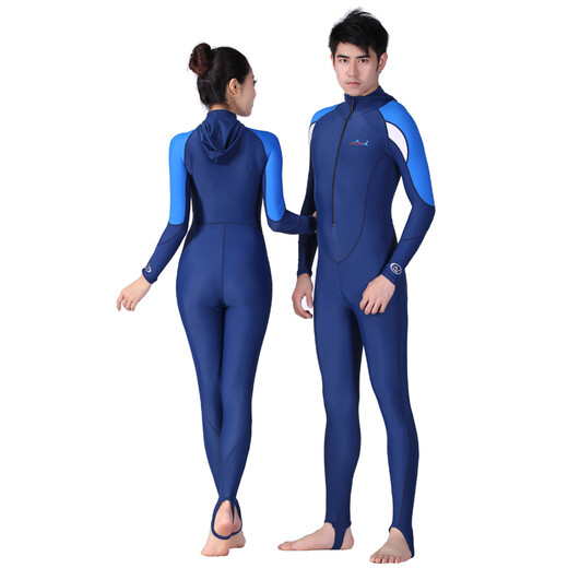 DIVE&SAIL diving suit snorkeling suit diving jumpsuit jellyfish suit jumpsuit sun protection swimsuit hooded 715 men's 4XL