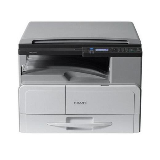 理光（RICOH）MP 2014/N黑白激光A3A4家用打印机 打印复印扫描一体机多人复印机 MP2014D双面打印（20页/分钟） 标配（推荐）
