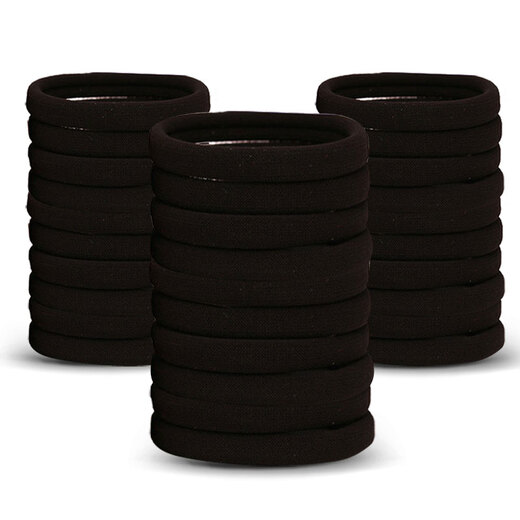 Beauty Skin Seamless Hair Tie Hair Tie Black 30 Nylon High Elasticity Rubber Band Hair Holder MF0586