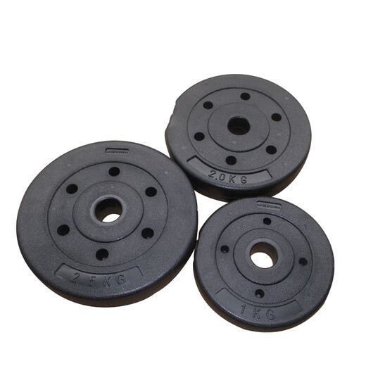 Huaya (HUAYA) men's rubber-coated barbell weightlifting bench press, squats and arm muscle barbell set home fitness equipment 20kg barbell (including 1.2m rod)