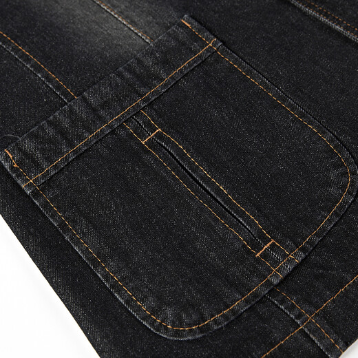 Mokebulls convient au printemps et à l'automne décontracté denim pour hommes minces de veste à deux bouts 9759 Blue L
