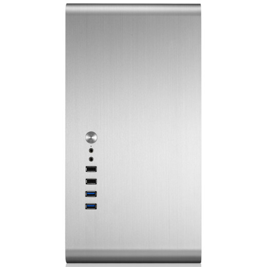 JONSBO UMX3 side transparent version silver MINI-MATX chassis (supports MATX motherboard/aluminum shell/ATX power supply/5.0 thickness tempered glass side panel)