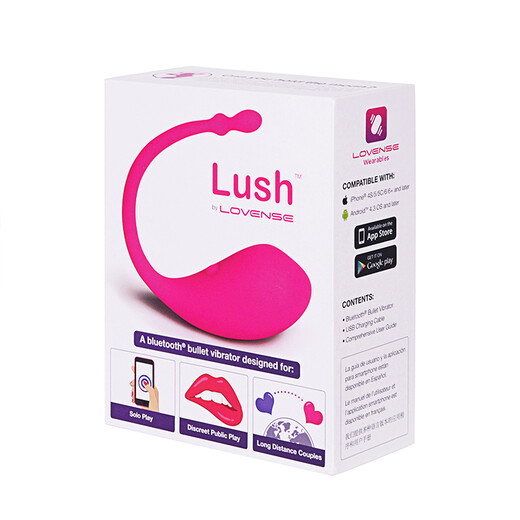 Love (LOVENSE) Lovense Lush smart Bluetooth vibrator invisible wear adult sex remote control female sex products mobile app rose red