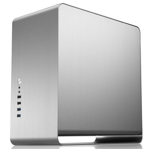 JONSBO UMX3 side transparent version silver MINI-MATX chassis (supports MATX motherboard/aluminum shell/ATX power supply/5.0 thickness tempered glass side panel)