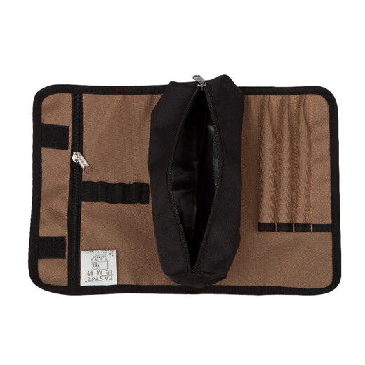 FASITE Tool Roll Bag Canvas Folding Roll Tool Bag Small Tool Bag Storage Bag