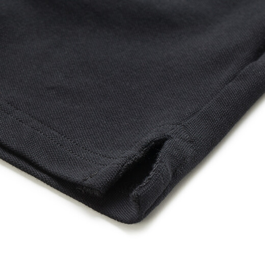 Markless POLO shirt men's youth casual bottoming shirt short-sleeved slim T-shirt TXA7667M black 175/92 (L)