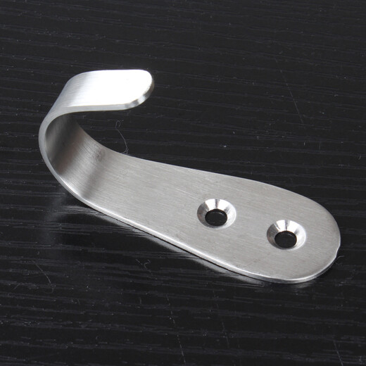 Lejieya fully solid punch-free stainless steel clothes hook and coat hook single hook clothes hook high and low hook wall hook clothes hook single hook punching dual use