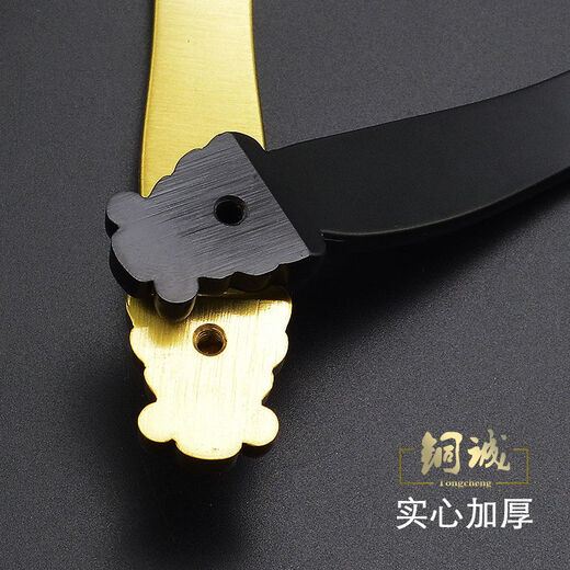 Tongcheng Vollkupfer Massives Griff Schrank Tür Schubladen Schrank Weinschrank Nachahmung Retro geschnitztes Schuhschrank Bücherregal Home Hardware Kupfergriff 6625-96mm Europäische Gold
