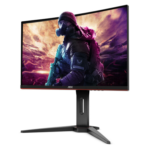 AOCC27G127-inch VA curved 144Hz high refresh rate dual HDMI Adaptive-Sync synchronization technology ergonomic stand gaming e-sports monitor