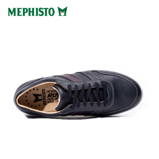 MEPHISTO Men's Sports Shoes Business Casual Shoes Comfortable Wear-Resistant Anti-Slip Lace-up Low-top Shoes VITO Black VITO 6100 42