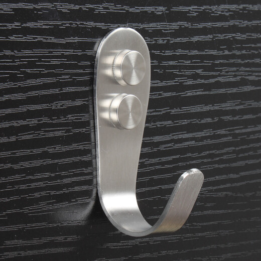 Lejieya fully solid punch-free stainless steel clothes hook and coat hook single hook clothes hook high and low hook wall hook clothes hook single hook punching dual use