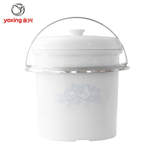 Yongxing DYG-50AFW electric stew pot 304 stainless steel electric soup pot household multi-functional large-capacity fully automatic soup and porridge artifact commercial health-proof water-proof stew pot for stewing lemon paste (40AFK) 10L thickened stainless steel liner 4L porcelain stew pot