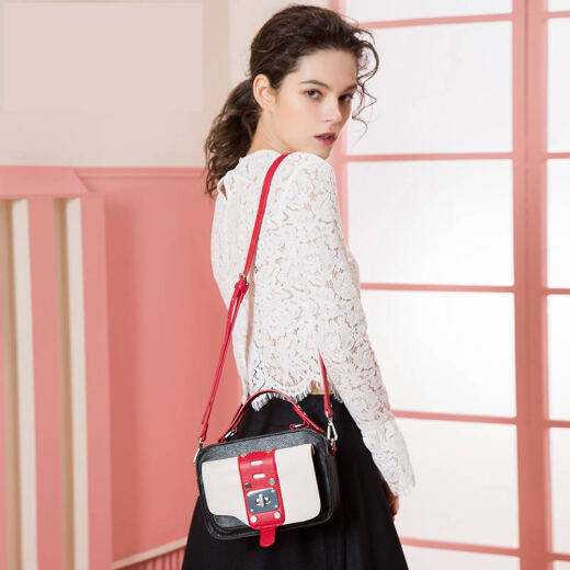 Mona Lisa (monalisa) women's bag shoulder bag crossbody bag handbag multi-color versatile women's camera bag 7M72031126 black