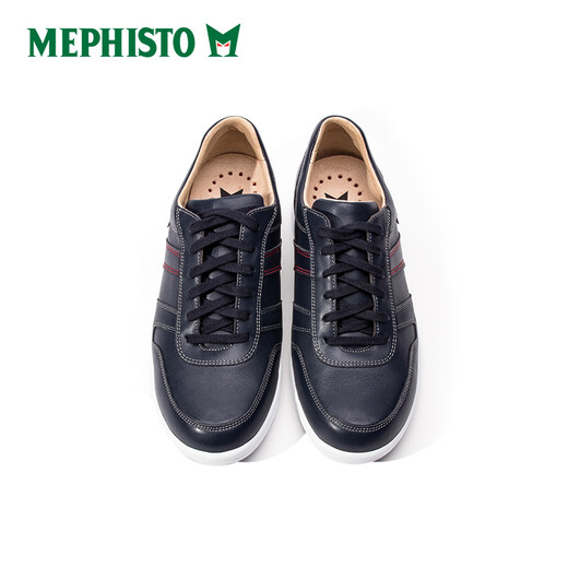 MEPHISTO Men's Sports Shoes Business Casual Shoes Comfortable Wear-Resistant Anti-Slip Lace-up Low-top Shoes VITO Black VITO 6100 42