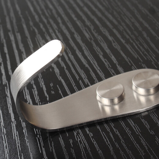 Lejieya fully solid punch-free stainless steel clothes hook and coat hook single hook clothes hook high and low hook wall hook clothes hook single hook punching dual use