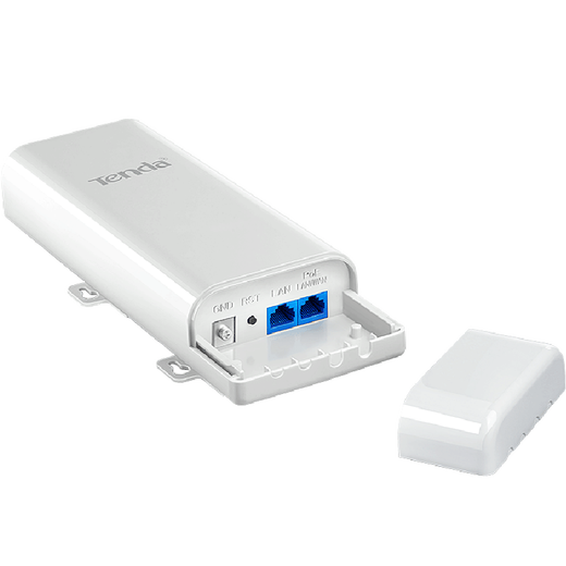 Tenda outdoor 2.4 5Ghz wireless bridge industrial grade 1-10 km monitoring dedicated point-to-point transmission CEP automatic bridge O5 one-click bridging (10 km, 867M, 5G wireless bridge) single