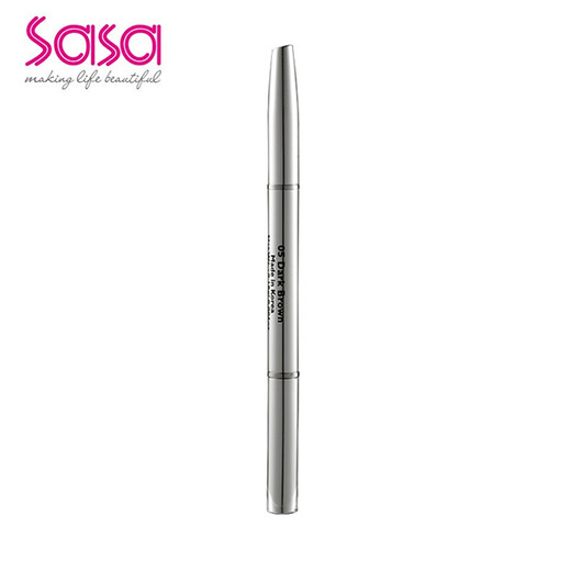 Cyber Colors eyebrow modification pen double-ended waterproof and sweat-proof long-lasting non-smudge eyebrow pencil as a gift for girls #05 dark brown 0.2g