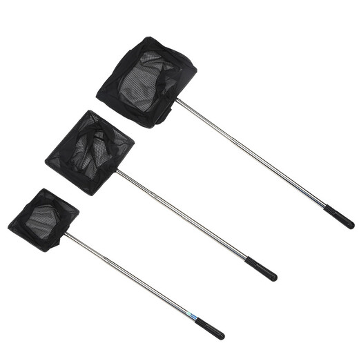 SUNSUN Fish Tank Fishing Net Aquarium Fishing Net Square Handmade Fish Tank Fishing Goldfish Small Fishing Net Black Fish Fishing Large Sx-21 (Fishing Net Length 21 Width 17cm)