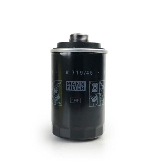 曼牌（MANNFILTER）机油滤清器/机油滤芯/机滤/机油格W719/45M 适配 大众迈腾旅行版 2.0T（10至15款）