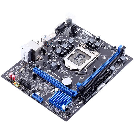 Meijie (SOYO)SY-Zhanlong H110M Combo motherboard (Intel H110/LGA 1151/) supports DDR3 or DDR4 memory