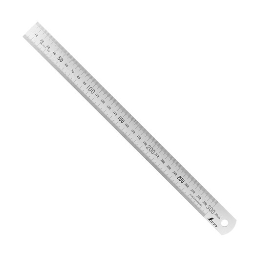 
SHINWA Japanese affinity measurement Penguin steel ruler stainless steel tilt ruler multifunctional thickened ruler scale ruler 60cm matte 2.0 meters 13064 red numbers JIS