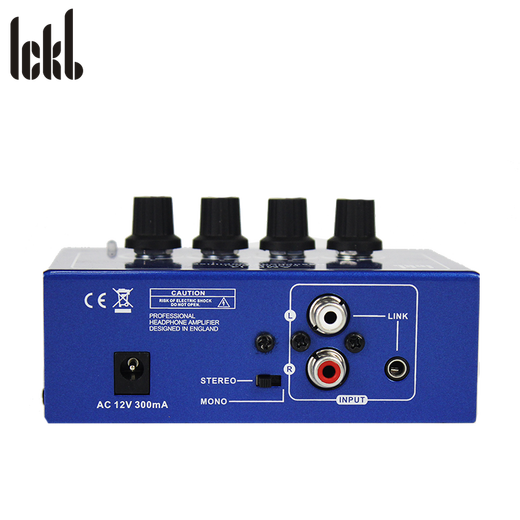 Ickb AMP-i4 headphone amplifier 4-way headphone splitter headphone sound volume amplifier headphone professional recording studio ear splitter AMP-i4 headphone amplifier-standard configuration