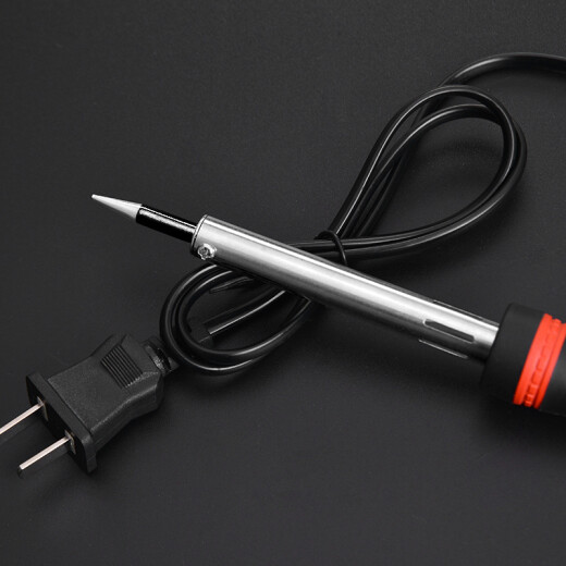 Ganchun 60W electric soldering iron set adjustable temperature electric Luo iron external heating constant temperature household electronic repair welding artifact tool rosin solder wire heating core solder absorber soldering iron head soldering iron stand 60W upgraded black diamond model